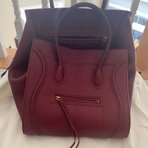 Beautiful Celine Phantom Calfskin Leather Satchel!